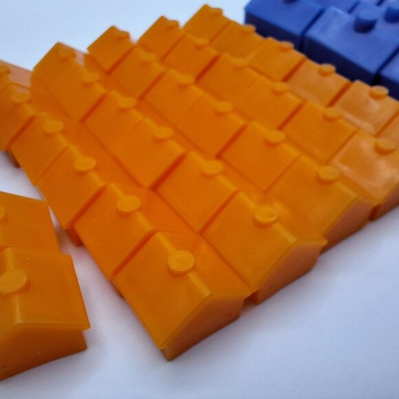 Monopoly Houses Hotels Dice Replacement Pieces Blue Orange Fox Family Guy Game - Picture 4 of 6